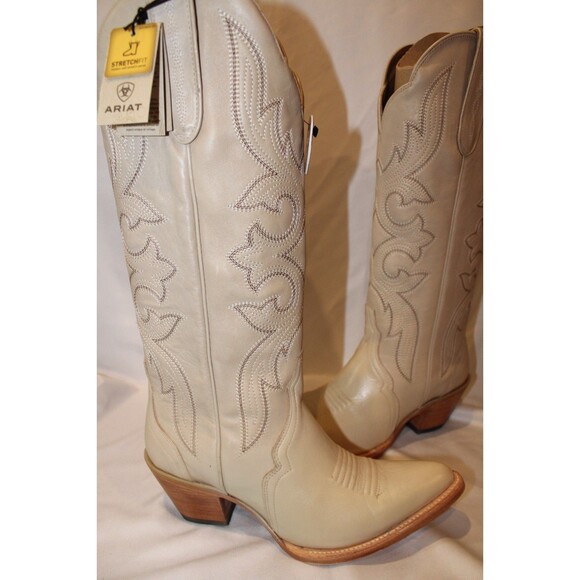 ARIAT Women's Belinda StrechFit Bone Leather Cowboy Boots NIB SZ 8.5 $280 - Picture 4 of 7